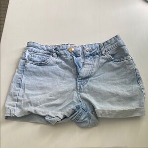 Light Blue Denim Women's Shorts